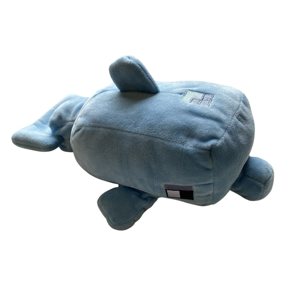 2021 Minecraft 12" Blue Dolphin Mojang Plush Stuffed Animal Mattel‎ Toy